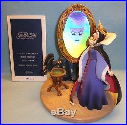Disney Snow White Evil Queen Magic Mirror Figurine Disney Gallery Lmtd Ed Number
