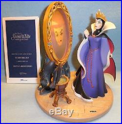 Disney Snow White Evil Queen Magic Mirror Figurine Disney Gallery Lmtd Ed Number