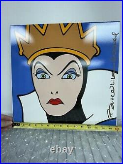 Disney Snow White Evil Queen Tile, Signed By Brenda White - Fabulous