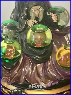 Disney Snow White Snow Globe Hourglass The Evil Queen Figurine Very Rare Mint
