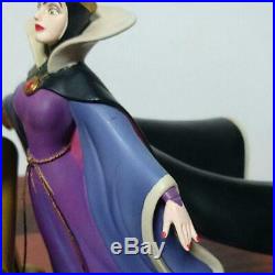 Disney Snow White Snow globe Music Box Villains Evil Queen Figure H21cm