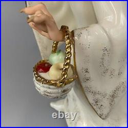 Disney Snow White Witch Evil Queen Try An Apple Dear Bone China RARE 24k Gold
