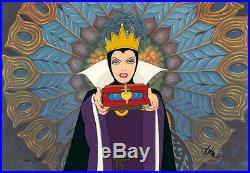 Disney Snow White cel The Evil Queen rare animation art edition cell