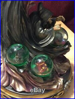 Disney Snow White's Evil Queen Transformation Snow Globe- Perfect Condition And
