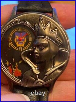 Disney Snow White's Evil Queen Watch Mirror Mirror VERY RARE, LE 230 of 5000