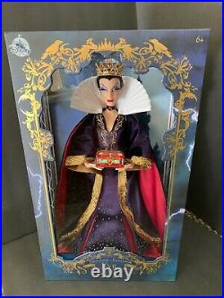 Disney Snow White & seven dwarfs Evil Queen Limited Edition LE Doll 17 New