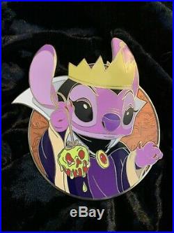 Disney Stitch Angel Evil Queen Jumbo Fantasy Pin LE45 Boogieman Pins Snow White