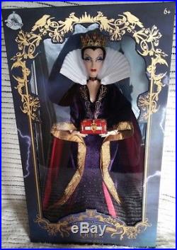 Disney Store Evil Queen Collectors Doll 17 Limited Edition Snow White Nib