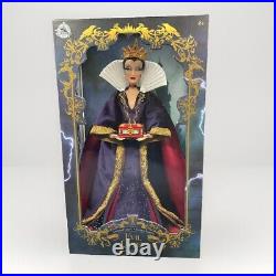 Disney Store Evil Queen Doll 17 Limited Edition LE 4000 Snow White NEW NIB COA