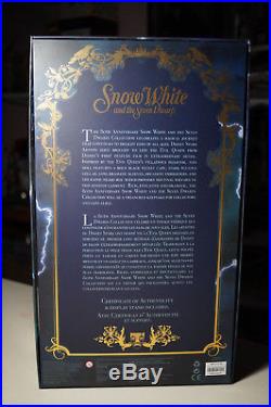 Disney Store Limited Edition EVIL QUEEN Snow White & The Seven Dwarfs Doll 17