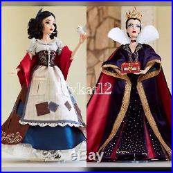 Disney Store Limited Edition Princess Snow White, and Evil Queen, 17 Dolls