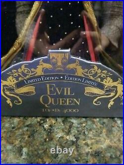 Disney Store Limited Edition Snow White Evil Queen 17 Doll NRFB New in Box
