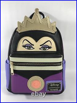 Disney Store Loungefly Snow White & Seven Dwarfs Evil Queen Mini Backpack