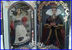 Disney Store SNOW WHITE PRINCESS+EVIL QUEEN 17 Limited Edition collector doll