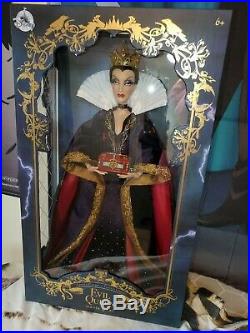 Disney Store Snow White & 7 Dwarfs Limited Edition Evil Queen Doll New LE