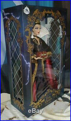 Disney Store Snow White & 7 Dwarfs Limited Edition Evil Queen Doll New LE