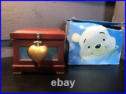 Disney Store Snow White Evil Queen Heart Box & Poison Apple Ornament Rare 2007
