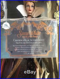 Disney Store The Evil Queen 17 Limited Edition Of 4000 Doll Nib Snow White
