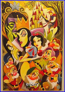 Disney Tim Rogerson The Enchantment of Snow White Giclee Print Evil Queen Hag