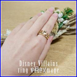 Disney VILLAINS Ring Evil Queen Wicked Witch Snow White / Gold Color a0908