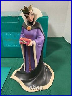 Disney Villain Evil Queen WDCC Snow White Bring Back Her Heart COA & Box 1997
