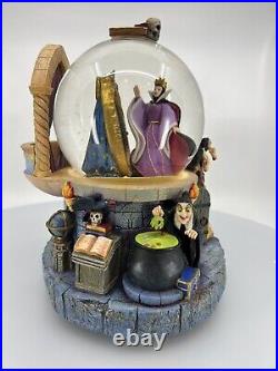 Disney Villains Evil Queen Magic Mirror Snow White Globe With Sound & Lights