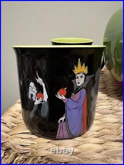 Disney Villains Evil Queen Snow White Poison Apple Iridescent Cookie Jar Withmugs