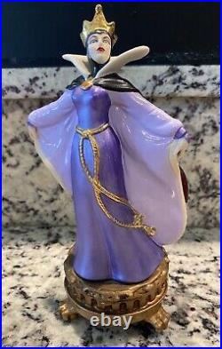 Disney Villains Shiny Bisque Porcelain Collectible Figurine Evil Queen