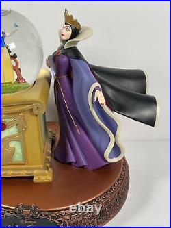 Disney Villains Snow White Evil Queen Snow Globe Crystal Ball Rare