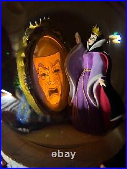 Disney Villains Snow White Evil Queen/hag Mirror Mirror Snow Globe