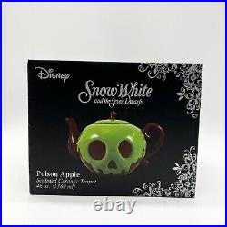 Disney Villains Snow White's Evil Queen POISON APPLE Teapot Rare New in Box