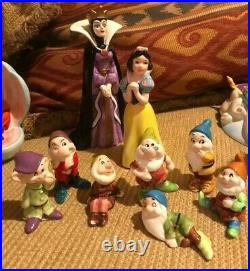 Disney Vintage Applause Snow White and 7 dwarfs and evil queen Lot