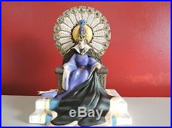 Disney WDCC Evil Queen On Throne Enthroned Evil From Snow White