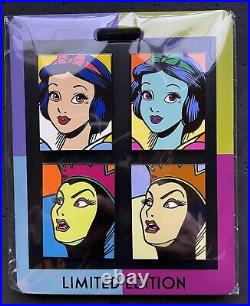 Disney WDI Destination D23 Pop Art Snow White Evil Queen LE 250 Warhol 4 Pin Set