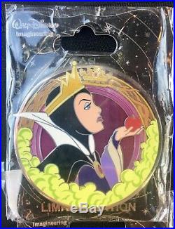 Disney WDI Evil Queen LE 250 Villain Profile Pin Snow White Old Hag