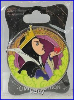 Disney WDI LE 250 Pin Villains Profile Evil Queen Snow White and Seven Dwarfs