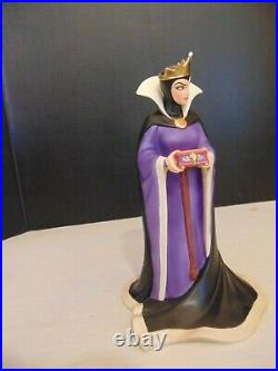 Disney Wdcc Snow White 60th Anniversary Evil Queen Box & Coa