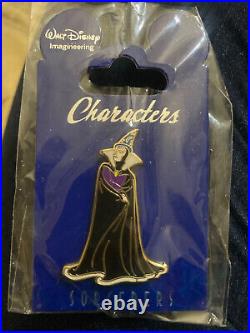 Disney Wdi Characters Sorcerer's Hat Evil Queen Pin On Card Le 250