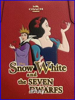 Disney X Coach City Tote Snow White The Seven Dwarfs Evil Queen NWT CC162