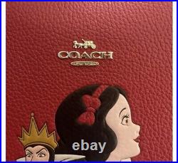Disney X Coach City Tote withSignature Canvas Interior & Evil Queen & Snow White