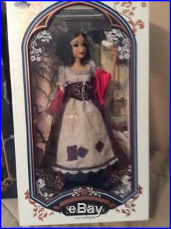 Disney limited edition Snow White and Evil Queen Doll Set Both 17 NRFB