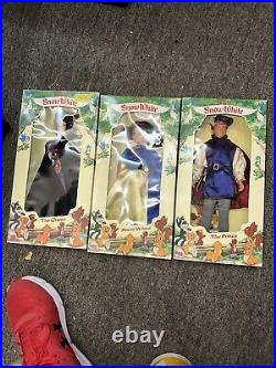 Disney's Snow White, Evil Queen And Prince 11.5 Jointed Dolls in original boxes