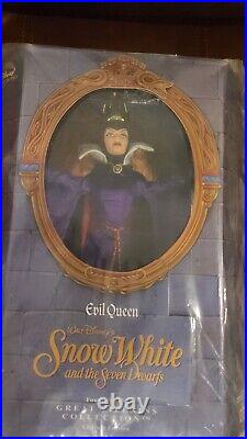 Disney's Snow White Evil Queen Doll Limited Edition Great Villains NIB withCOA
