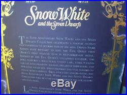 Disney store 80TH ANNIVERSARY EVIL QUEEN DOLL snow white and the seven dwarfs LE