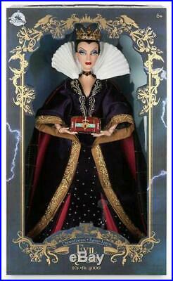Disney store LIMITED EDITION snow white EVIL QUEEN 17 doll Mint new SEALED box