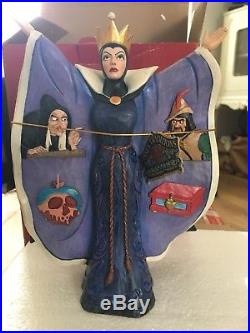 Disney traditions evil queen villain, Snow White Jim shore showcase