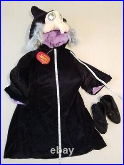 Disneyland Snow White Old Witch Evil Queen Adult Halloween Costume Talking Apple