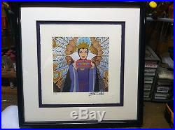 Disneys Snow White Evil Queen Etching Signed by Marc Davis