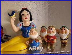 Disneys Snow White and The Seven Dwarves Hand Painted Ceramics with Evil Queen