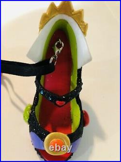 EVIL QUEEN Snow White Disney Runway High Heel Shoe Christmas Ornament RARE